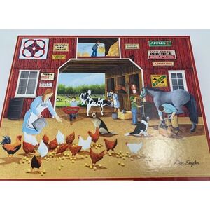 Jigsaw Puzzle Farm SunsOut Hay For Sale 1000 Piece Art By Don Engler